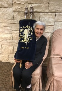 Deanna Rosenthal Holding Torah